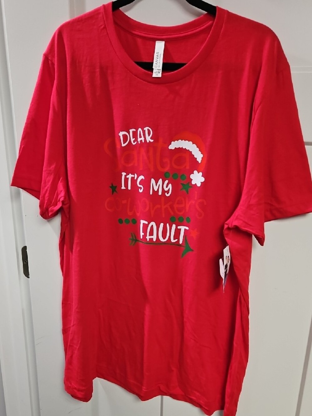 Bella Canvas Red Short Sleeve Graphic Tee
